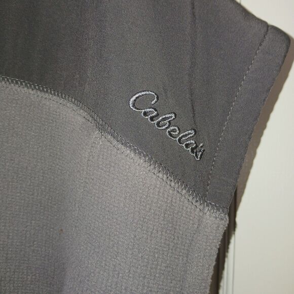 Cabelas Mens 2XL Outdoor Windshear Heated Vest NWOT Gray Red/Orange Zip Hunting - Picture 15 of 16